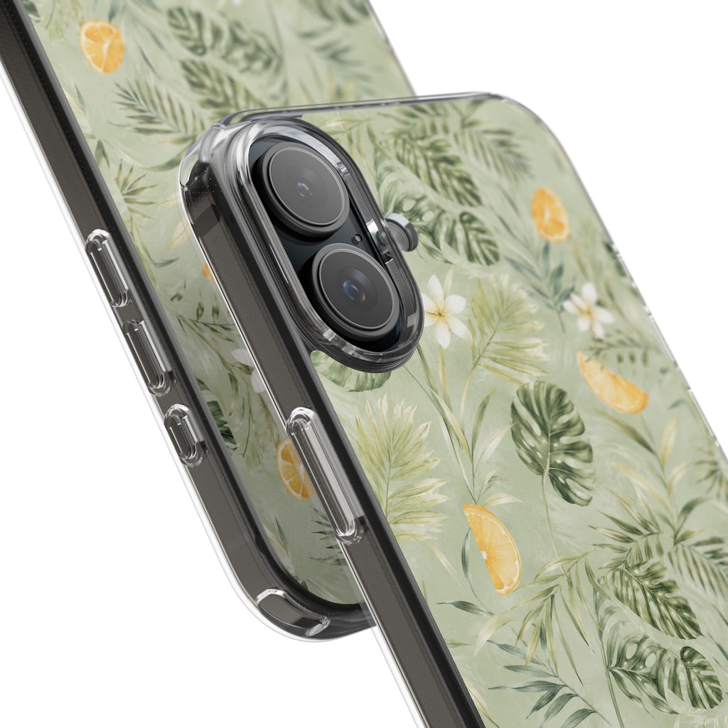 Tropical Leaves Limited Edition iPhone/Samsung Clear Case—