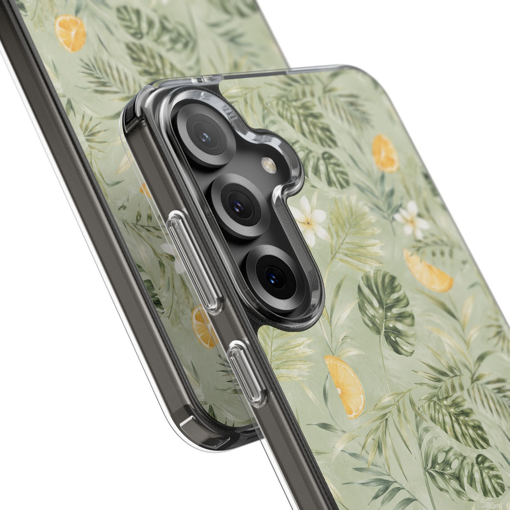 Tropical Leaves Limited Edition iPhone/Samsung Clear Case—