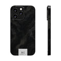 Slim Black Marble iPhone Case (no gold accent)—