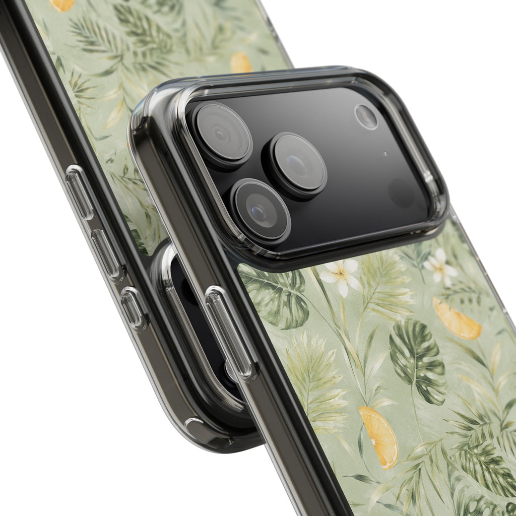 Tropical Leaves Limited Edition iPhone/Samsung Clear Case—