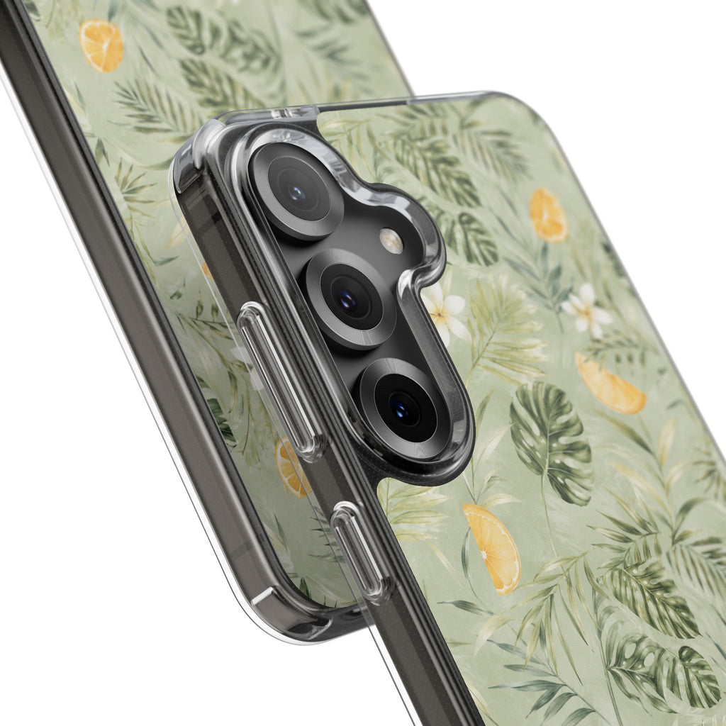 Tropical Leaves Limited Edition iPhone/Samsung Clear Case—