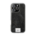 Black Marble Clear iPhone/Samsung Case—