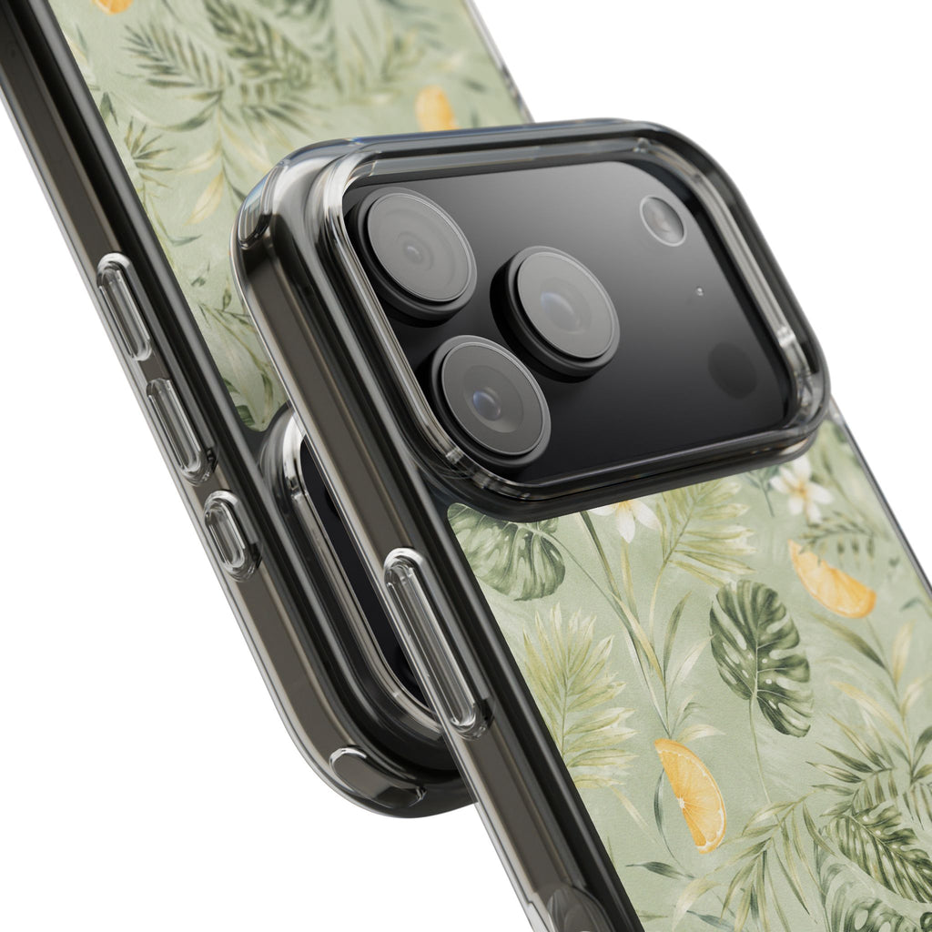 Tropical Leaves Limited Edition iPhone/Samsung Clear Case—