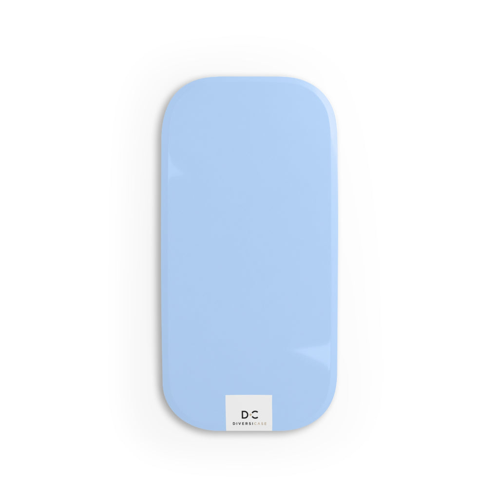 Sky Blue Phone Grip & Stand — Slim Click-On Grip