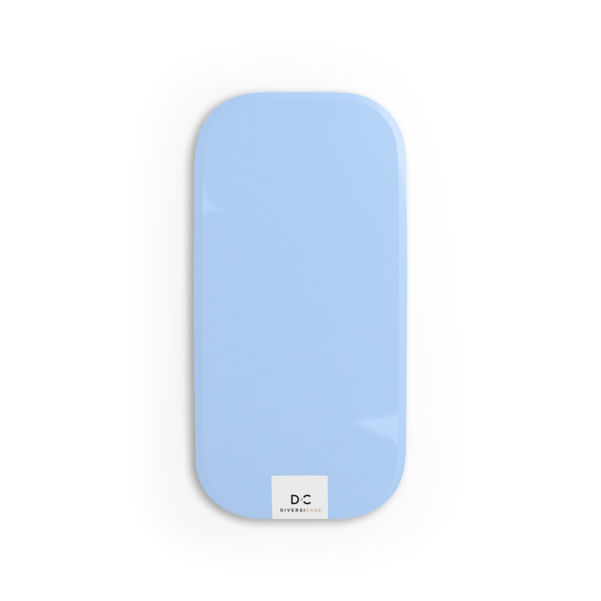 Sky Blue Phone Grip & Stand — Slim Click-On Grip