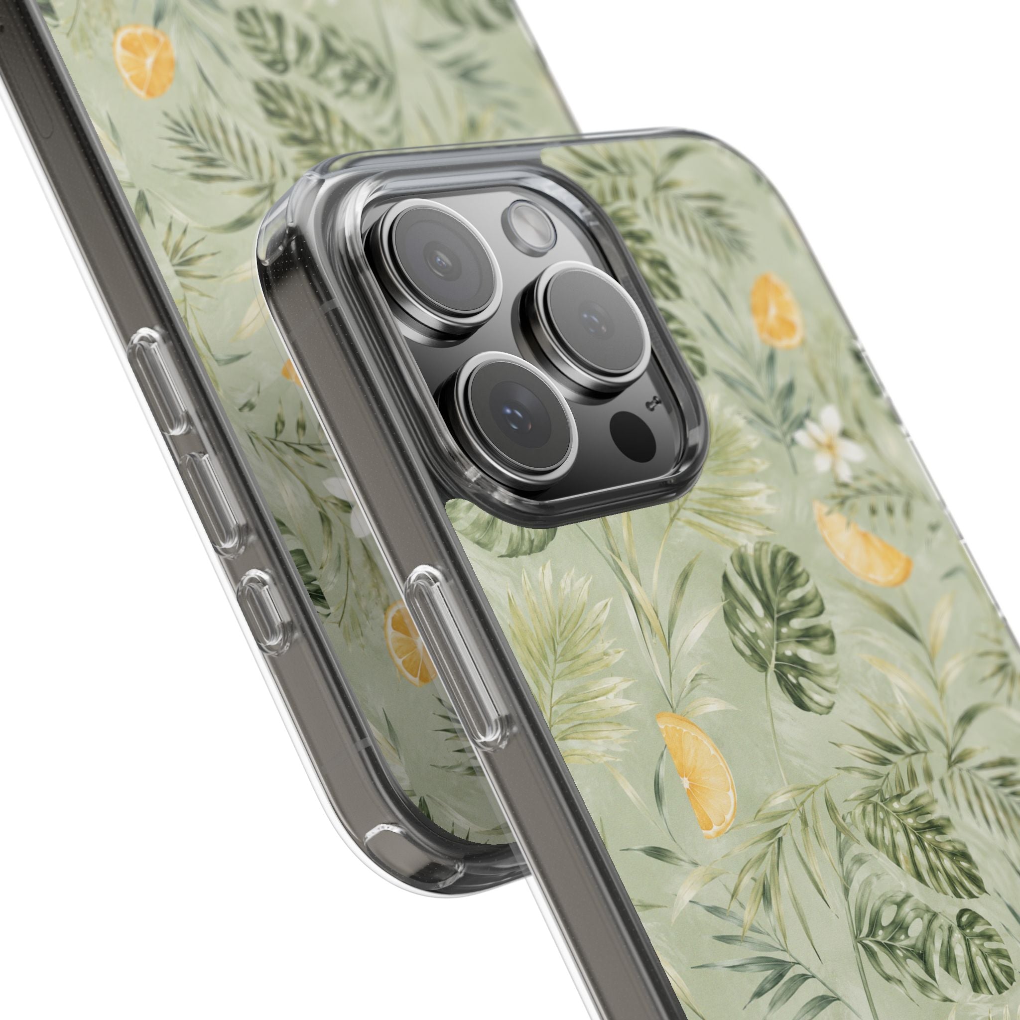 Tropical Leaves Limited Edition iPhone/Samsung Clear Case—