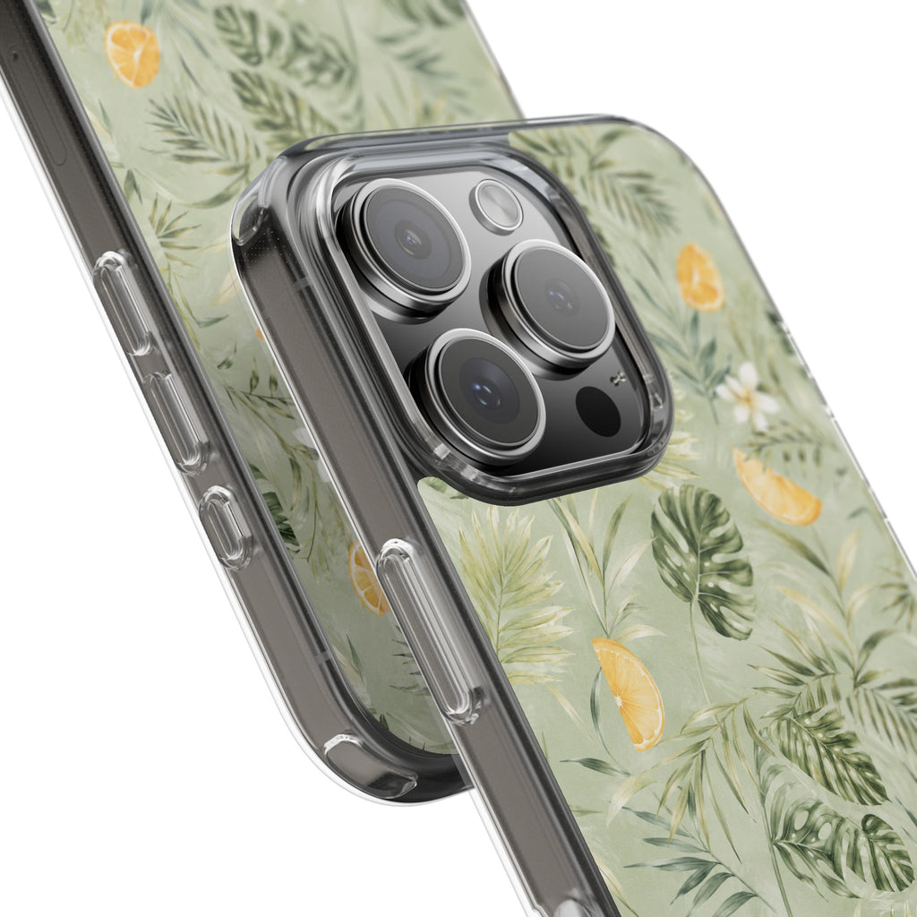 Tropical Leaves Limited Edition iPhone/Samsung Clear Case—