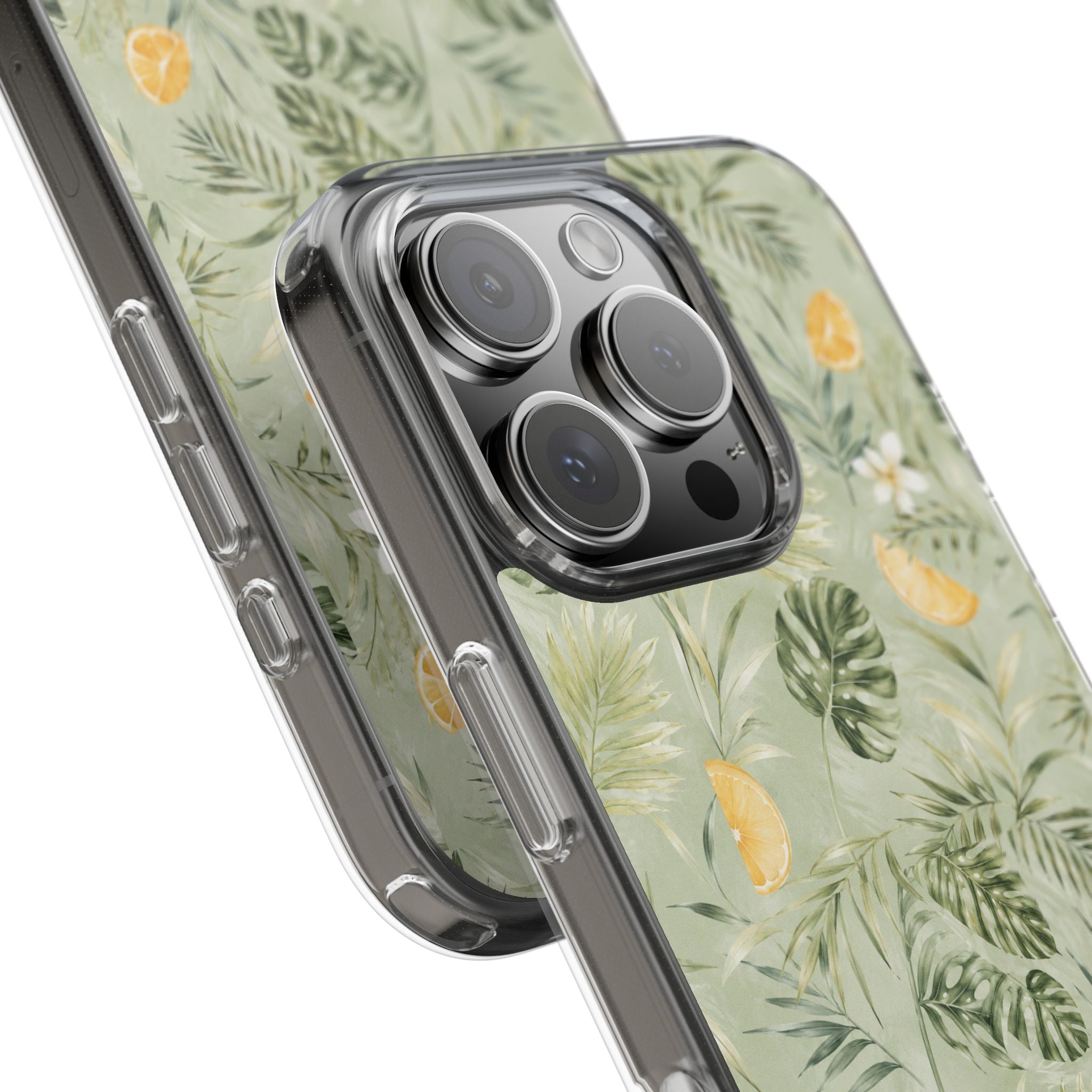 Tropical Leaves Limited Edition iPhone/Samsung Clear Case—