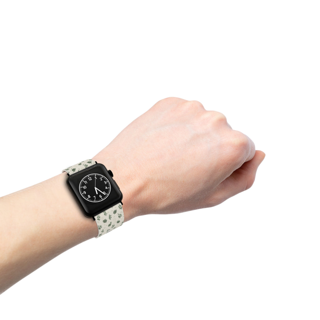 Botanical Leaf Apple Watch Band—