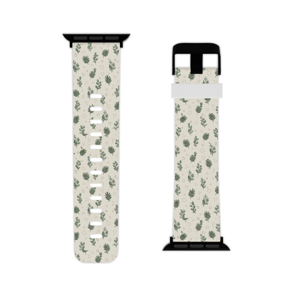Botanical Leaf Apple Watch Band—